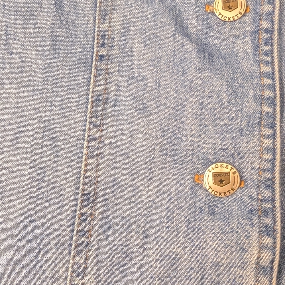 Carolina Blues Vintage Denim Button-Down Dress Size 7/8 100%cotton - Picture 3 of 9